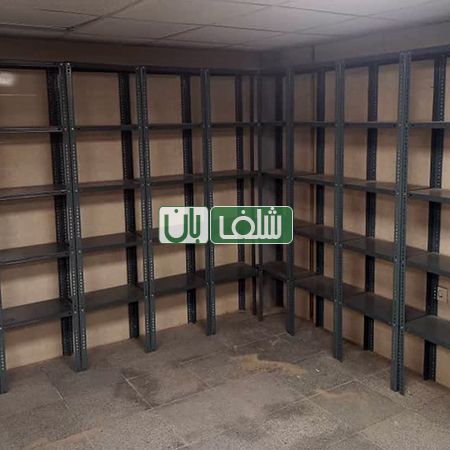 قفسه پیچ و مهره ای ضخامت 0.9 به ارتفاع 2 متر ،طول 80 و عمق 30 سانتی متر