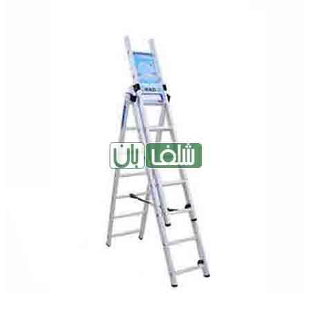 نردبان 6 متری 3 تیکه مخابراتی 22 پله مدل دماوند برند راداستار