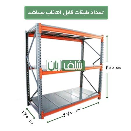 قفسه راک فوق سنگین ارتفاع 2 متری طول 270 در عمق 120 سانتی متر