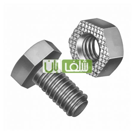 پیچ و مهره 15*8 گالوانیزه 